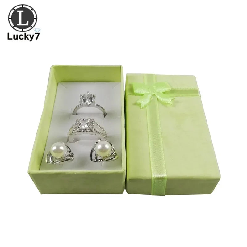 24pcs/Lot Jewelry Sets Display Box For Necklace Earrings Ring 5*8*2.5cm Packaging Shadow Box Jewelry Organizer PawLuxe