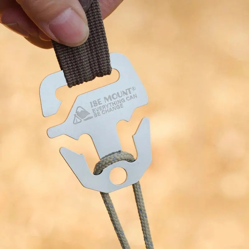 1pc outdoor stainless steel tent fixed buckle for camping accessories, quick installation hook rope lock, safe and reliable. PawLuxe