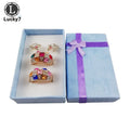 24pcs/Lot Jewelry Sets Display Box For Necklace Earrings Ring 5*8*2.5cm Packaging Shadow Box Jewelry Organizer PawLuxe