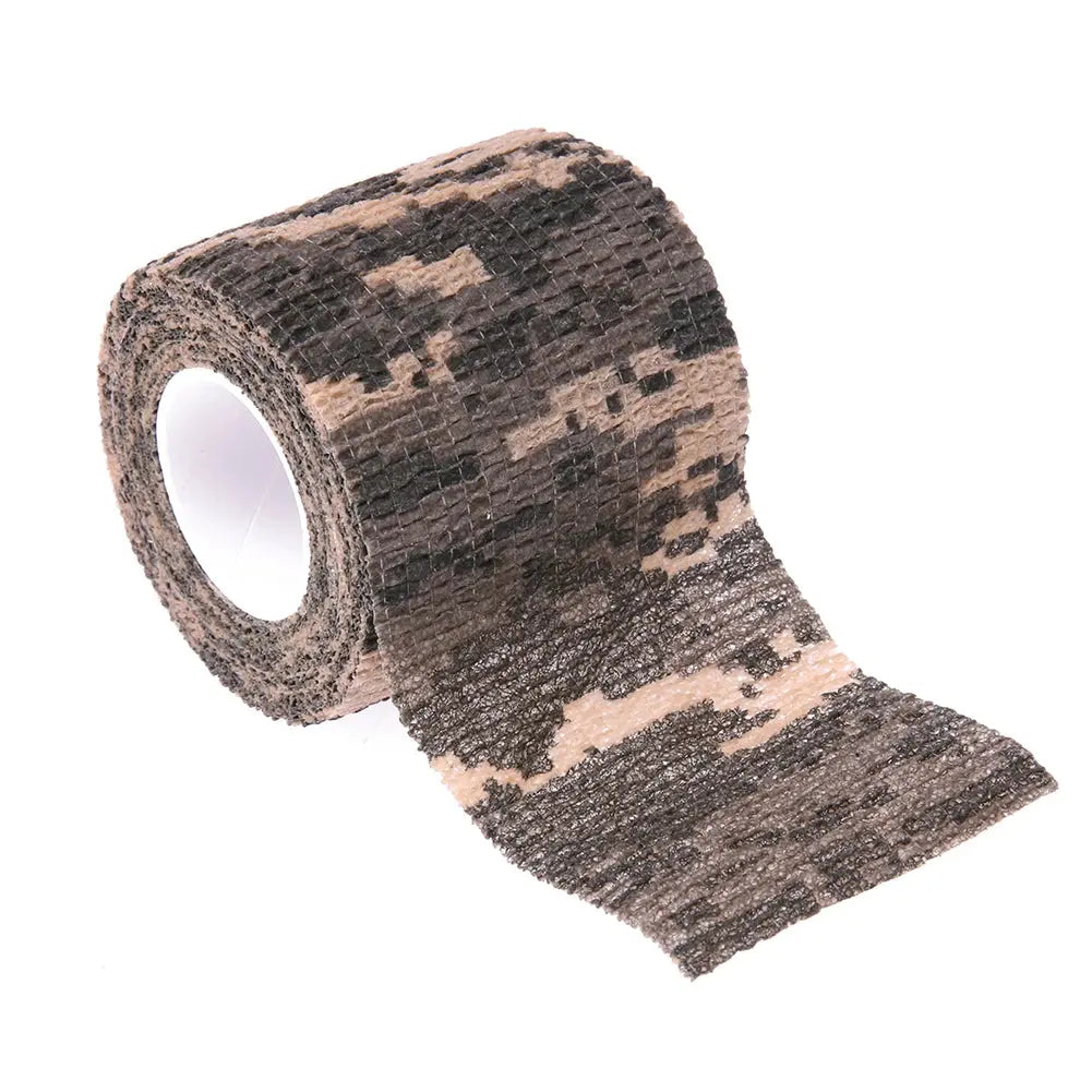 Camouflage Invisible Tape Camo Form Self Cling Camo Hunting Rifle Fabric Tape Wrap Camouflage Tape Outdoor Camping Accessories PawLuxe