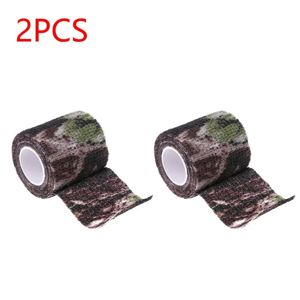Camouflage Invisible Tape Camo Form Self Cling Camo Hunting Rifle Fabric Tape Wrap Camouflage Tape Outdoor Camping Accessories PawLuxe