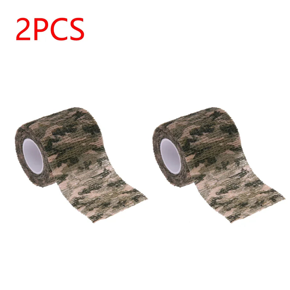Camouflage Invisible Tape Camo Form Self Cling Camo Hunting Rifle Fabric Tape Wrap Camouflage Tape Outdoor Camping Accessories PawLuxe