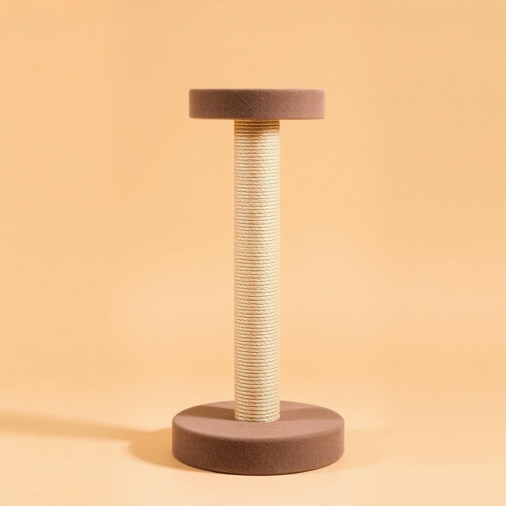 Modern sisal cat scratching post
